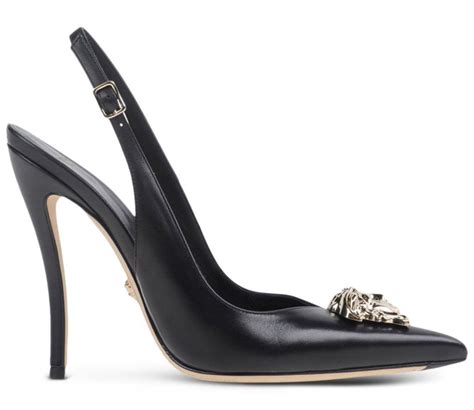 lavender versace shoes|Versace women slingback shoes.